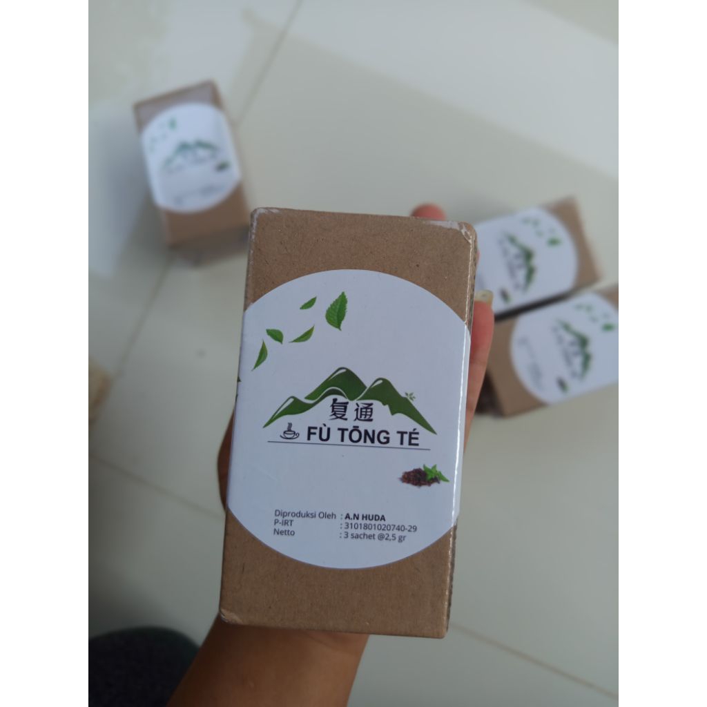 

Fu Tong Te Kemasan Kecil Isi 3 Kantong/Sachet Teh Bagus Di minum Setiap Hari untuk Asam Lambung , Gula tinggi,asem Urat