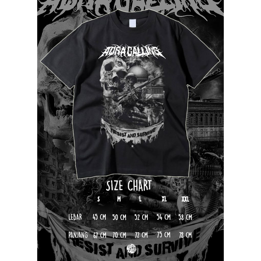 Kaos Cowo Cewe Aqsa Calling