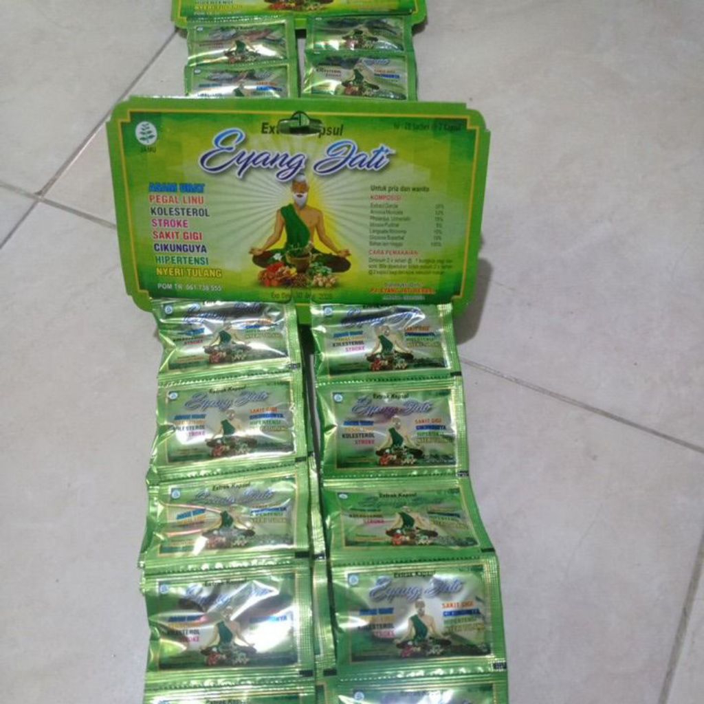 jamu eyang jati kapsul original 20bks
