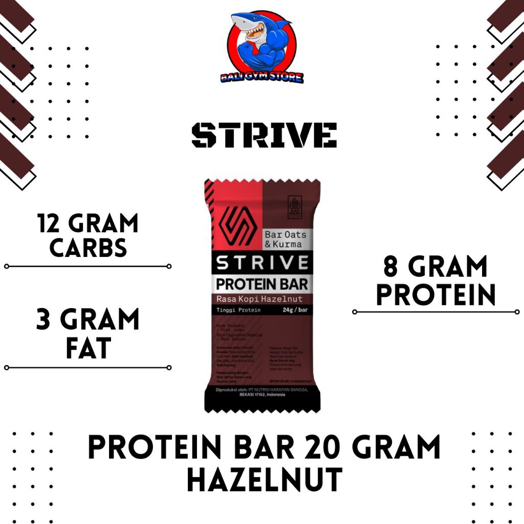 

Strive PROTEIN BAR 20g Baroats