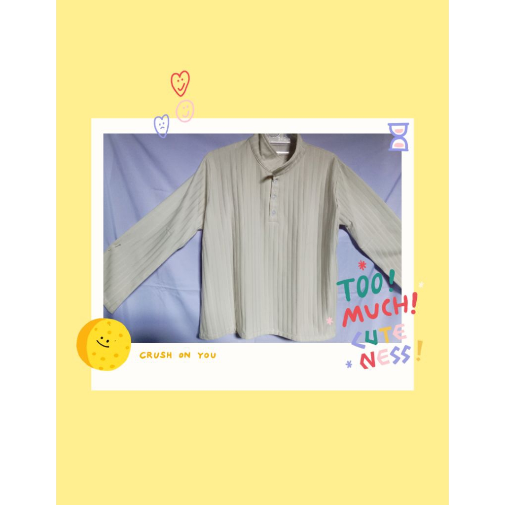 PRELOVED Kemeja Kaos Putih