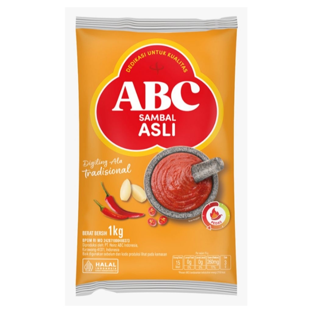 

ABC Sambal Asli 1000 g