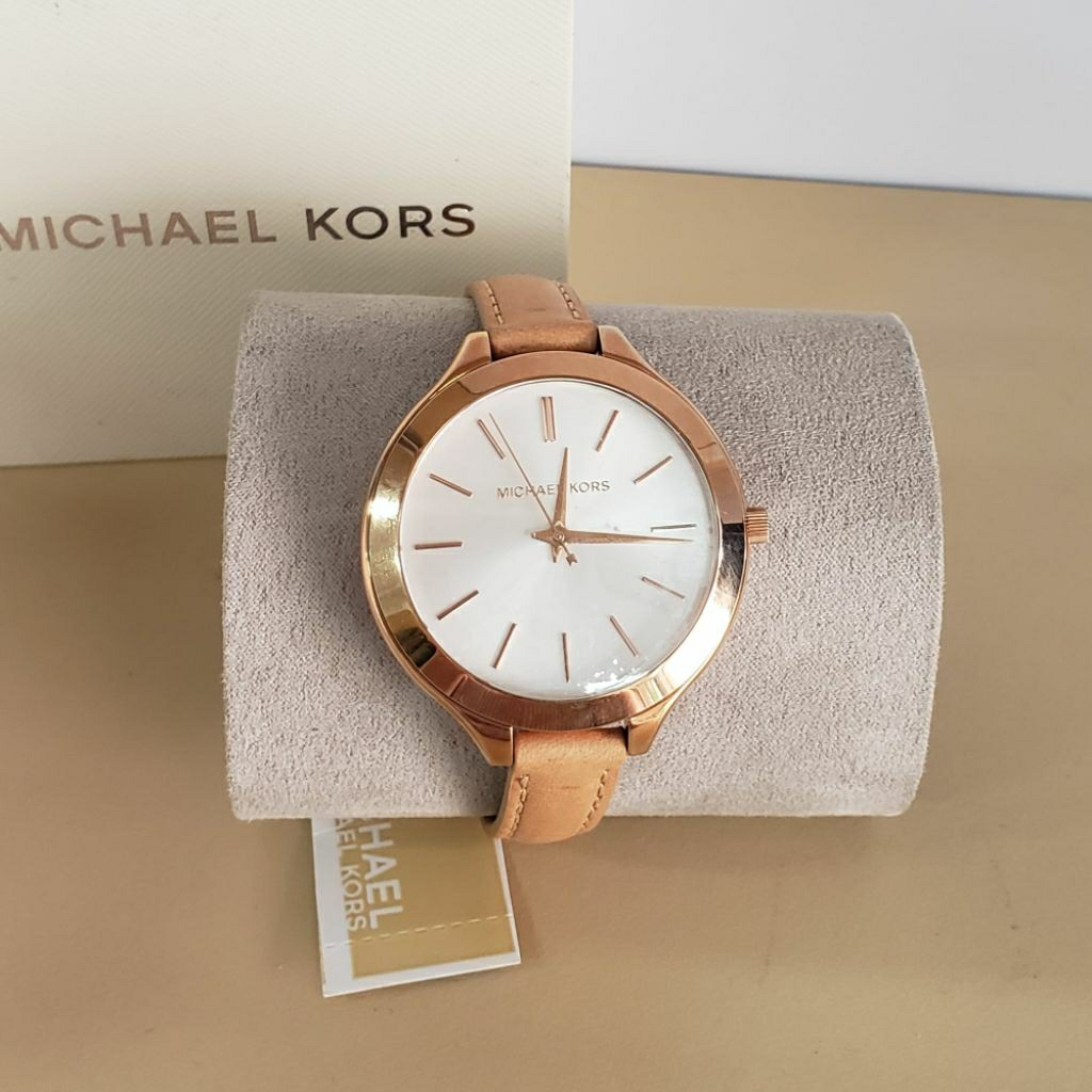 Ready MK2284 Strap leather, brown 3.5cm(no box)