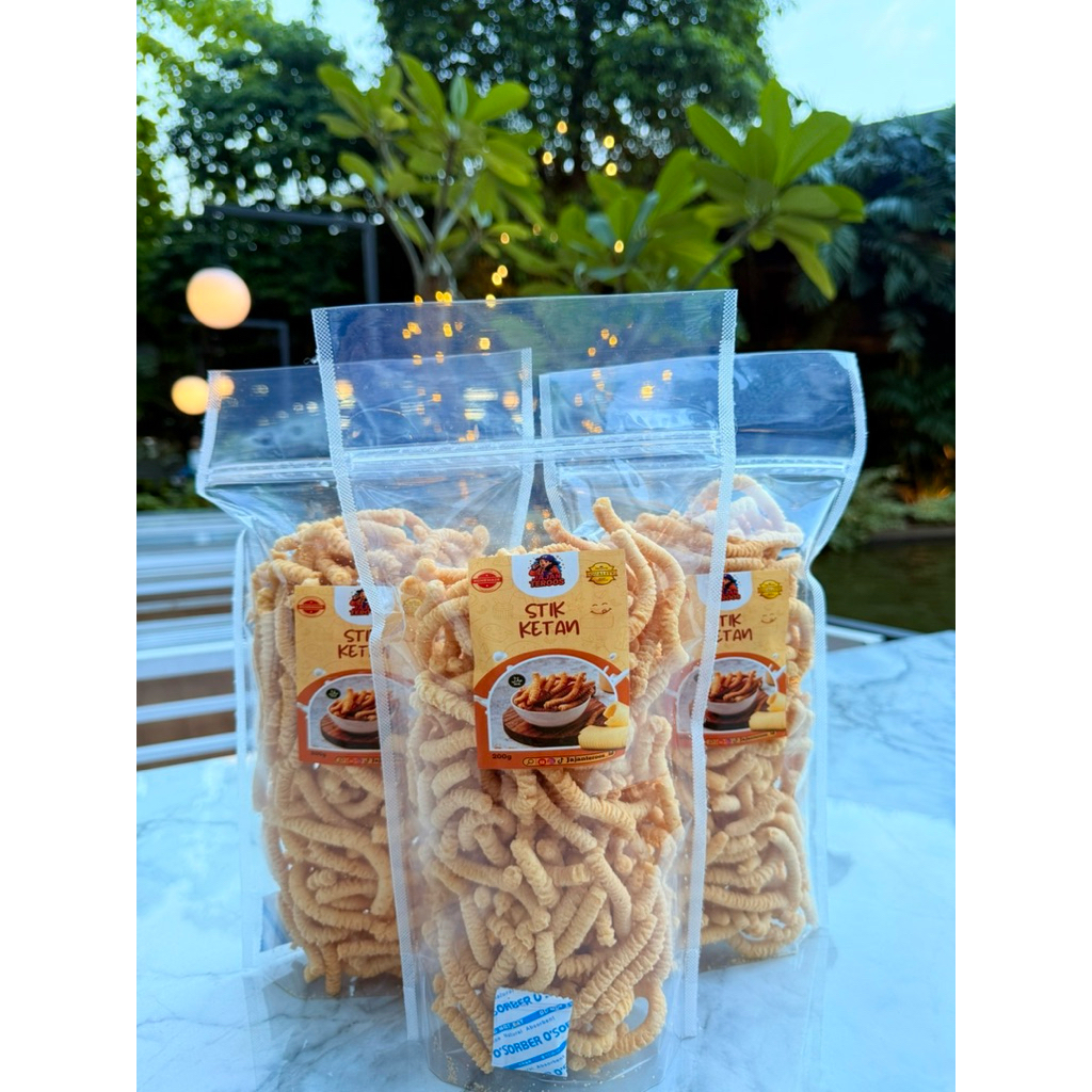 

STIK KETAN/ SNACK GURIH/ STIK ULAT SUTRA/ OLEHOLEH KHAS PONTIANAK 200gr