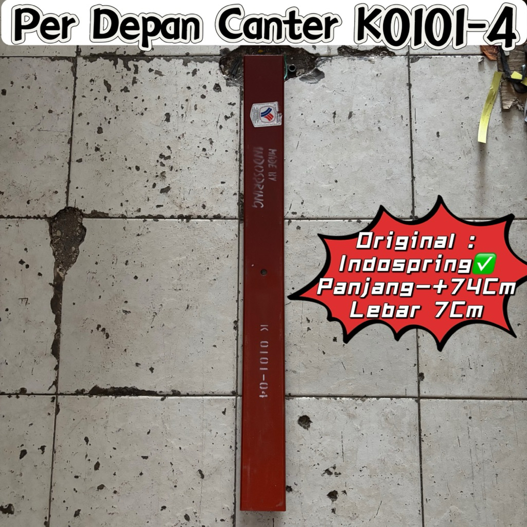 per depan canter nomor 4 per k0101 nomor 4 Indospring per daun canter depan nomor 4 leaf spring cant