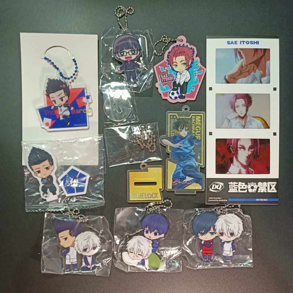 [OFFICIAL] Bluelock Merch Barou Shoei, Nagi Sheishiro, Itoshi Sae, Bachira Meguru, Itoshi Rin, Isagi