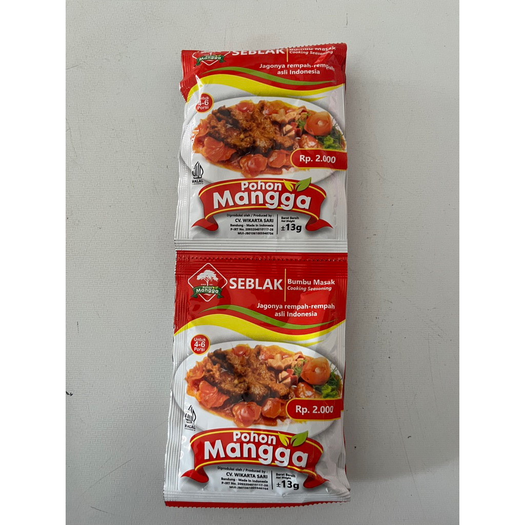 

Bumbu Seblak Pohon Mangga 13gr