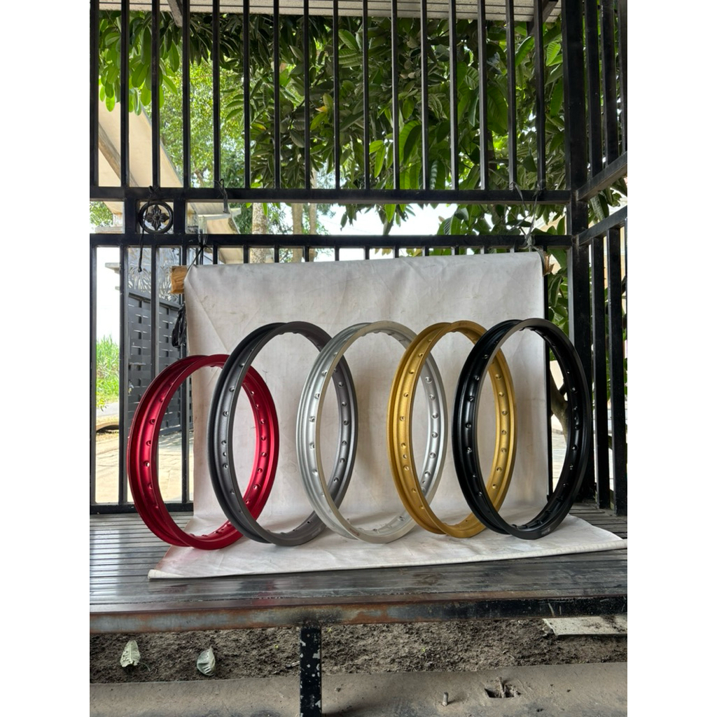 PROMO CUCI GUDANG VELG KAWAHARA KLX LAMA CROSS RING 16-185, 19-160,17-160,17-120,17-140,17-215 HOLE 