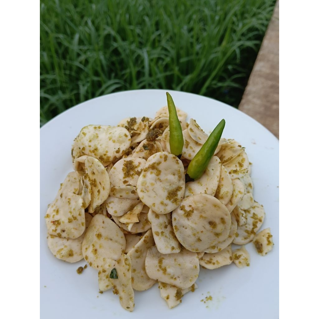 

Seblak Kering Sambal Cabe Ijo
