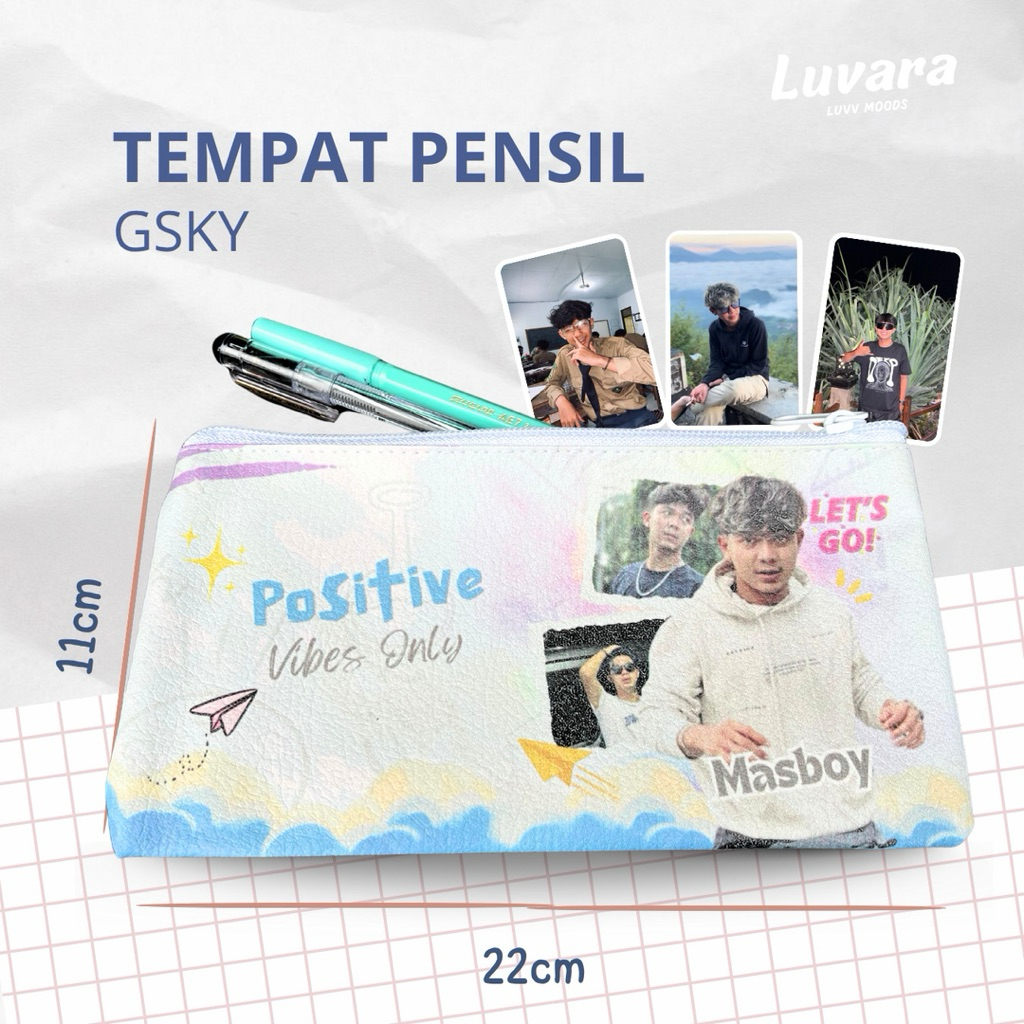 

Tempat Pensil Karakter GSKY - Bahan Kulit - Bonus Photocard