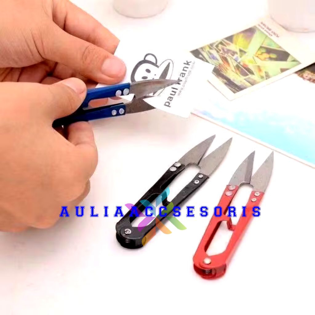 Gunting Benang Kain/Gunting Cekris Bahan Stainless/Jahit Thread Cutter/Gunting Benang Bordir