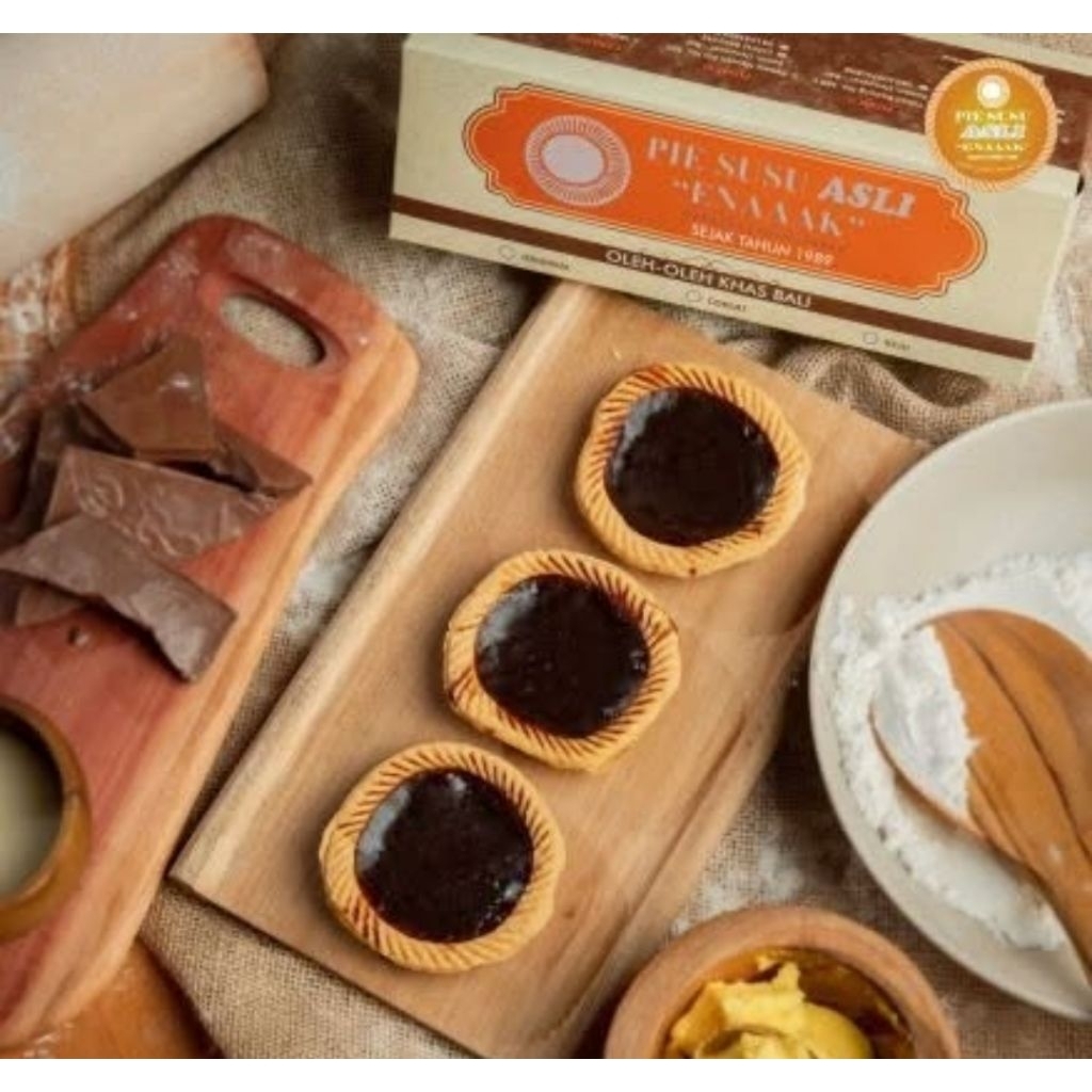 

Pie Susu Asli Enak rasa Coklat