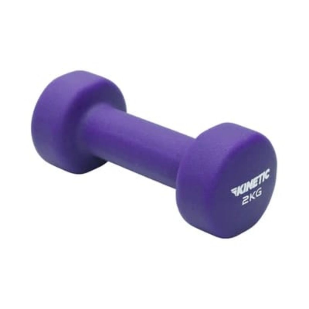 BERWYN KINETIC DUMBBELL NEOPRENE 2KG - UNGU