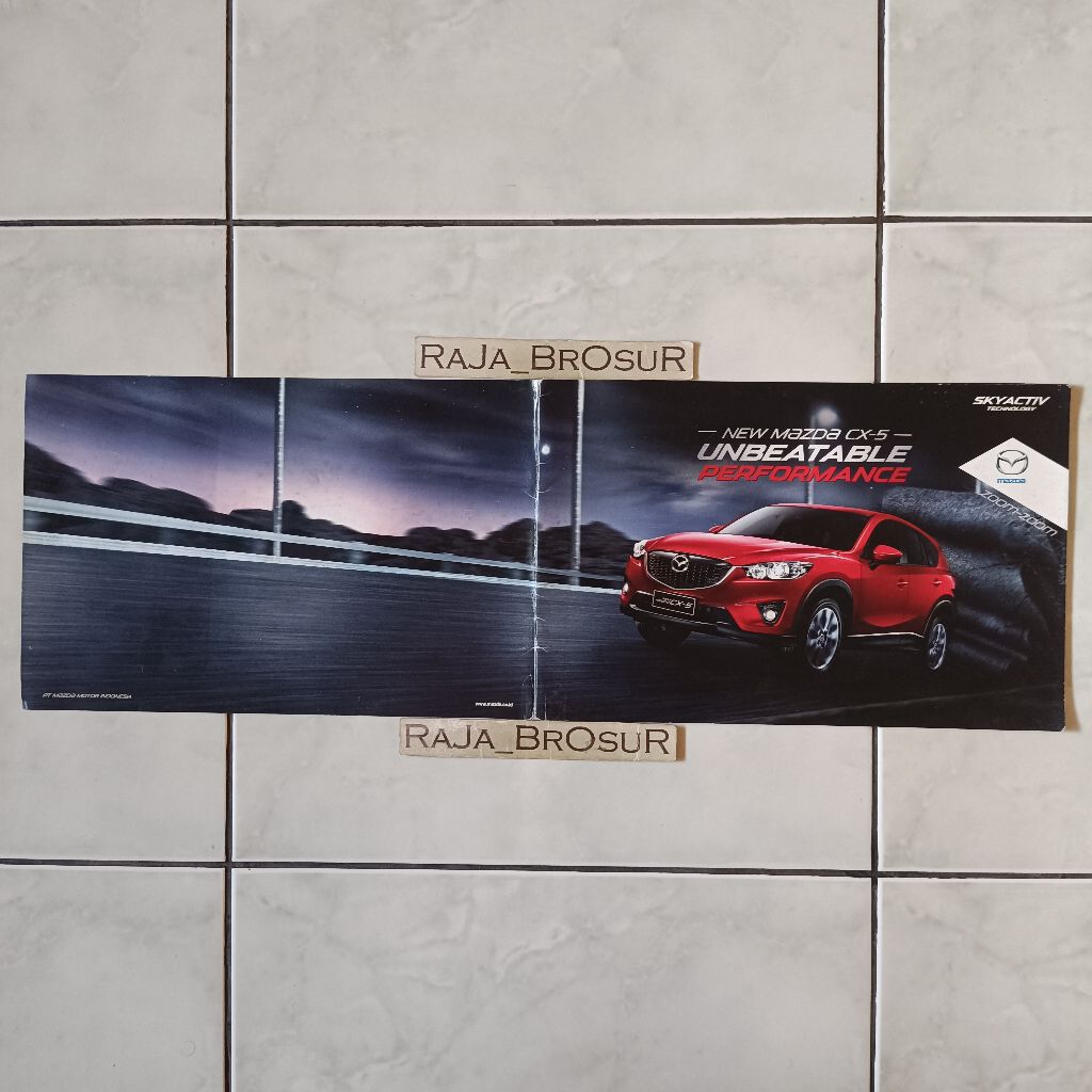 Poster brosur katalog booklet Mazda CX5 Mazda CX 5 2014