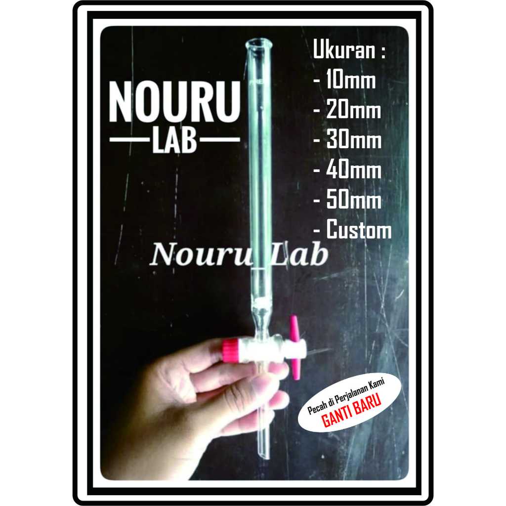 Kolom Kromatografi- Coloum Kromatografi Merk Pyrex