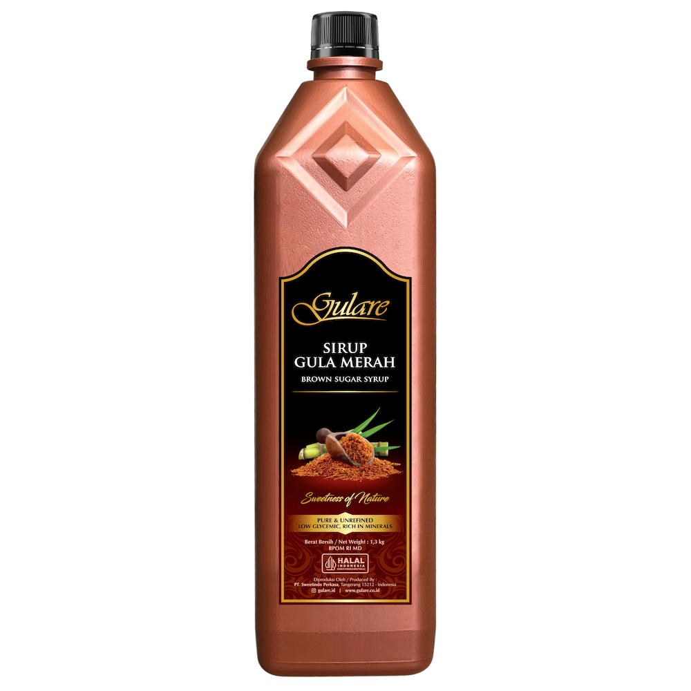 

GULARE BROWN SUGAR TOPPING SYRUP 1,3KG / GULARE SIRUP GULA MERAH 1.3KG