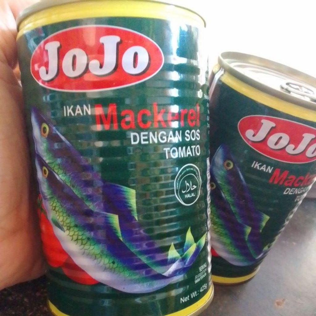 

sarden jojo ikan mackerel saus tomat 425gr