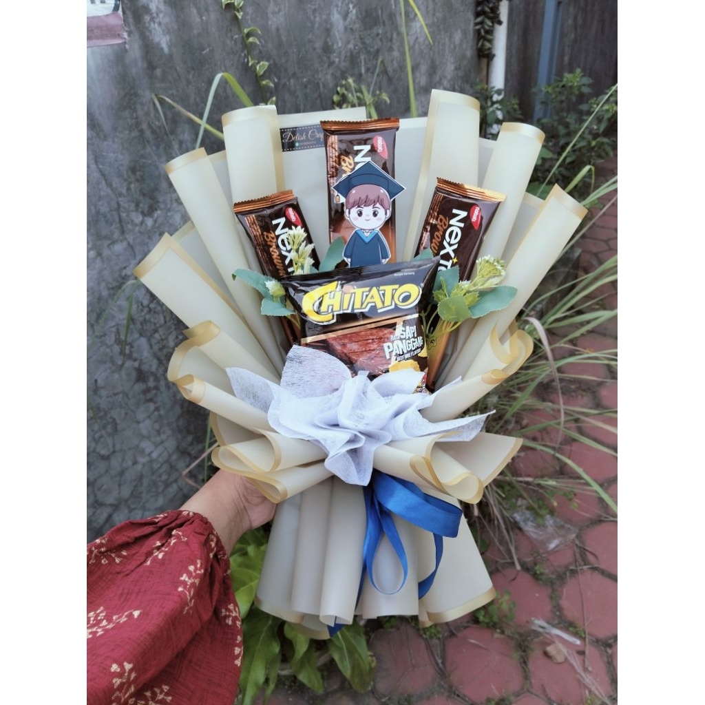 

buket Snack wisuda buket jajan