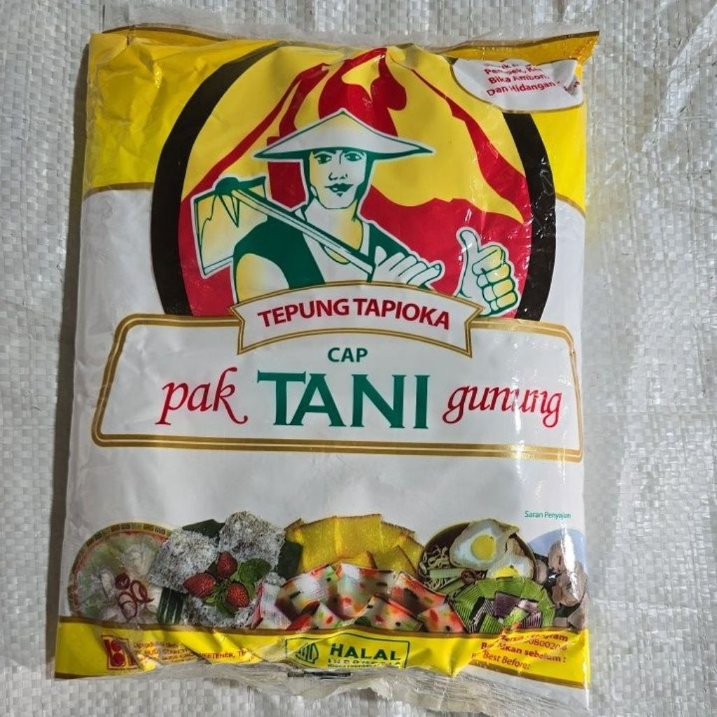 

Tepung tapioka kanji cap pak tani gunung 500g