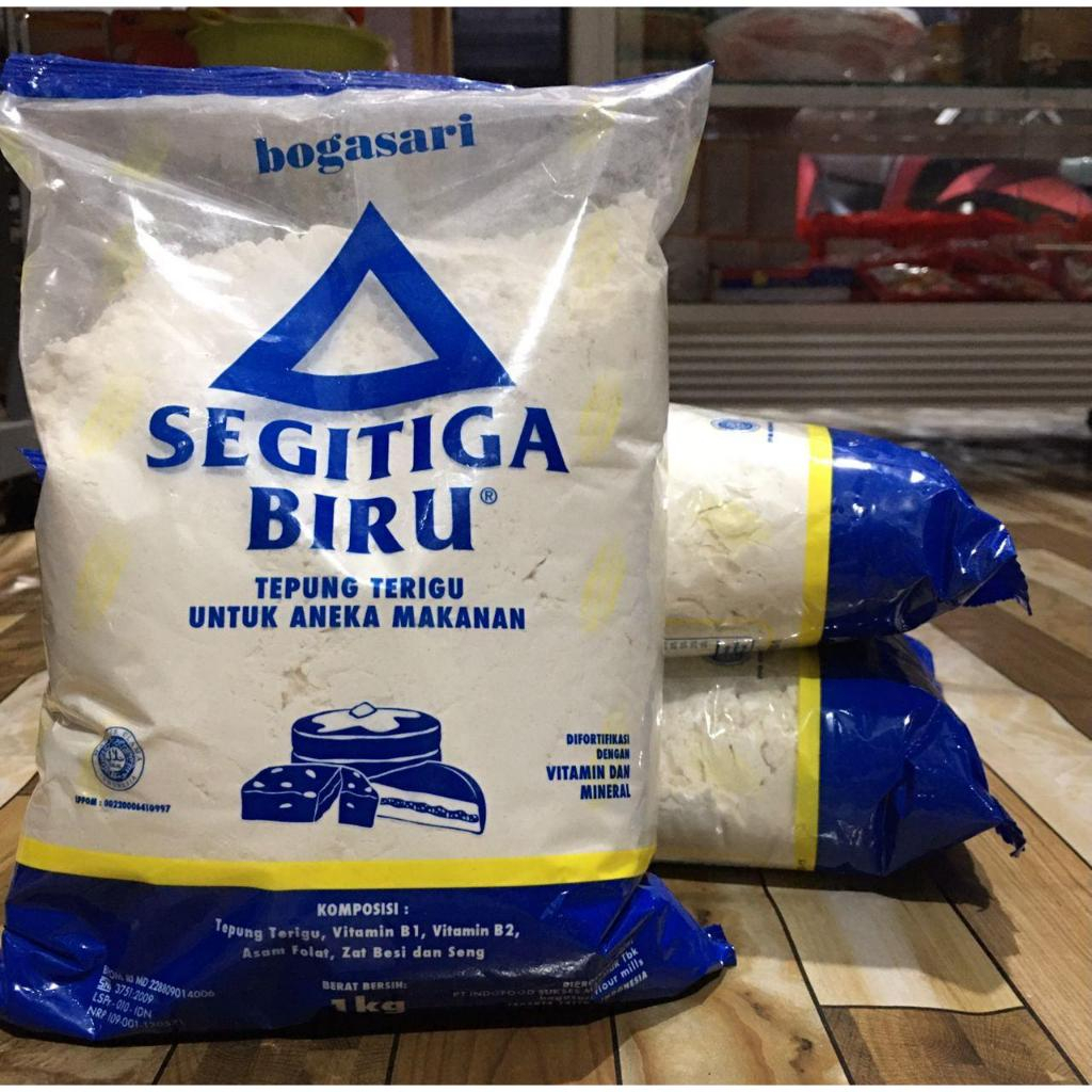 

TEPUNG TERIGU SEGITIGA BIRU 1 KG BISA PESAN SATUAN/1 DUS/EKONOMIS