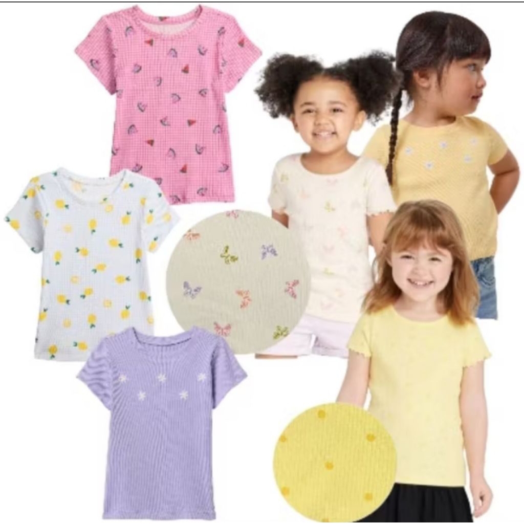 KAOS RIB ANAK PEREMPUAN BABYGP (1-5 TAHUN)