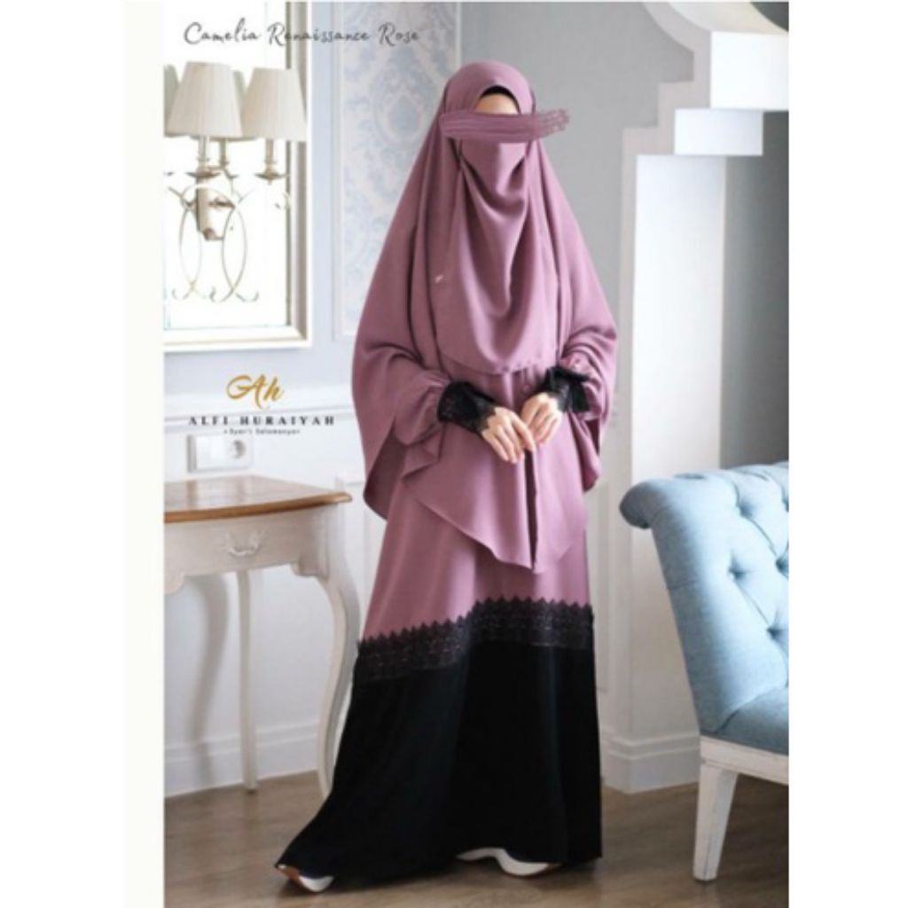 Camelia Gamis Only By Alfi Huraiyah | Gamis Syar'i | Gamis Alfi Huraiyah