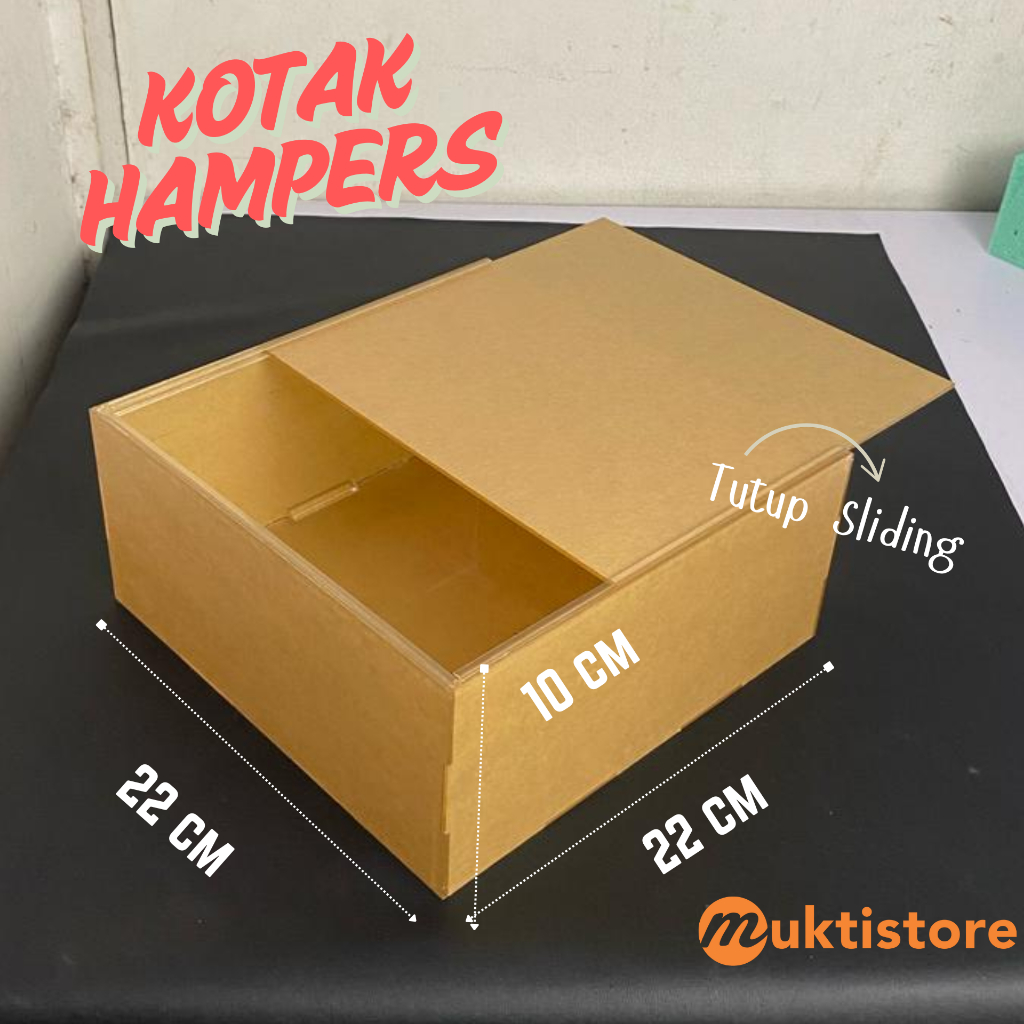 

Box hampers gift Akrilik 22x22x10 Bisa custom ukuran dan Logo tulisan