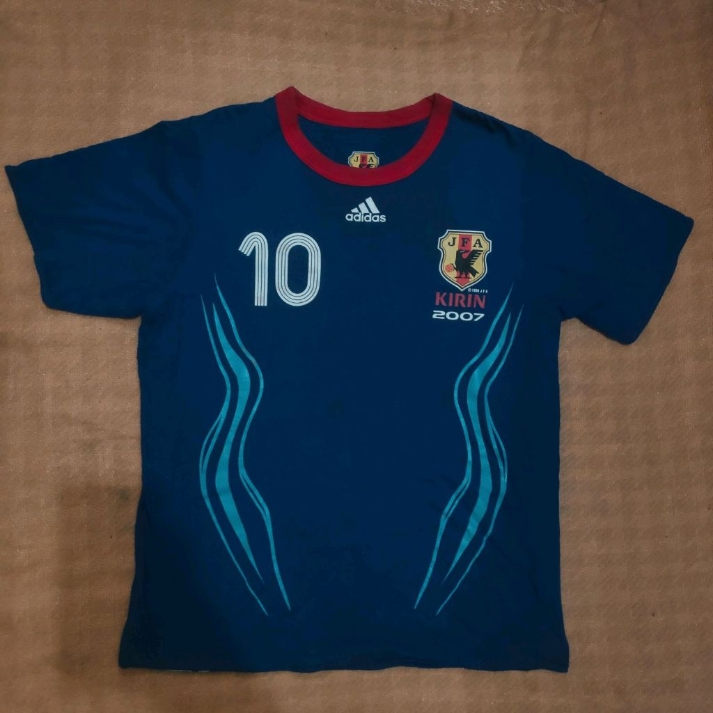 kaos adidas Japan football X kirin Japan (reversible/bolak-balik)