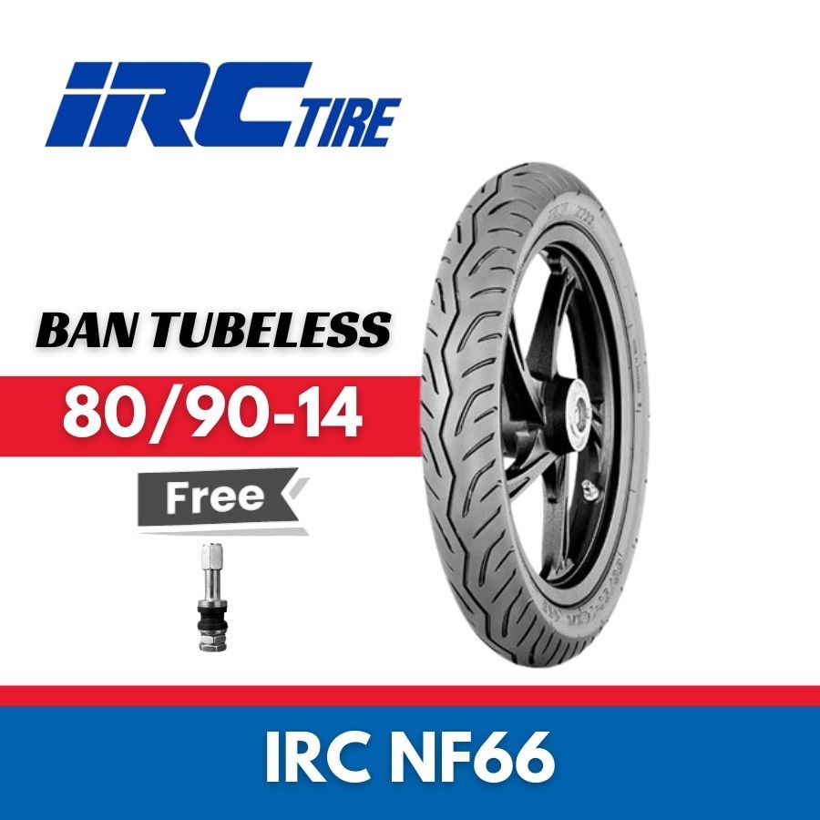 Ban Motor IRC Ring 14 IRC NF66 80/90-14 Tubeless
