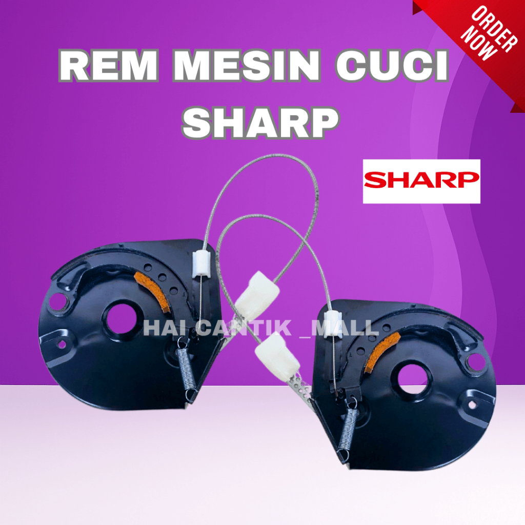 REM DINAMO MESIN CUCI SHARP / REM DINAMO PENGERING / KAMPAS REM MESIN CUCI SHARP
