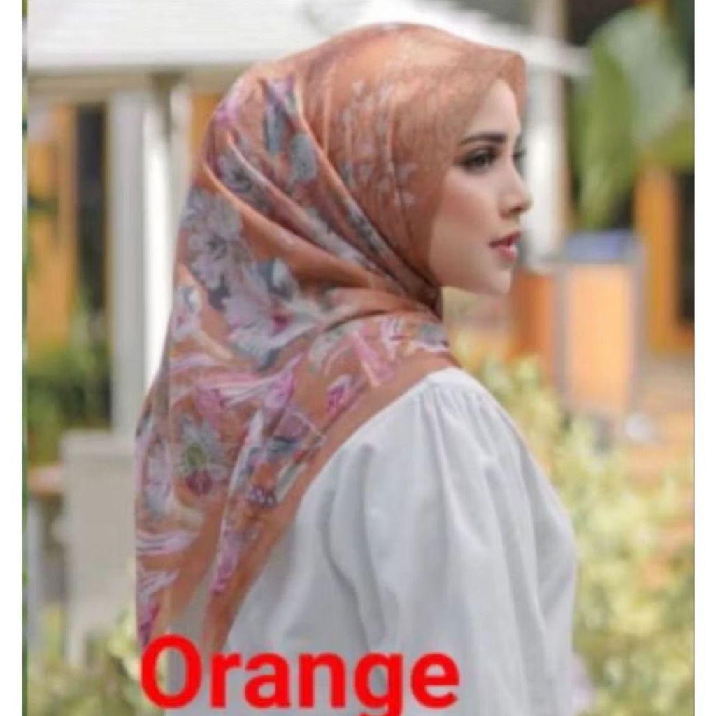 daisy orange pL buttonscarves