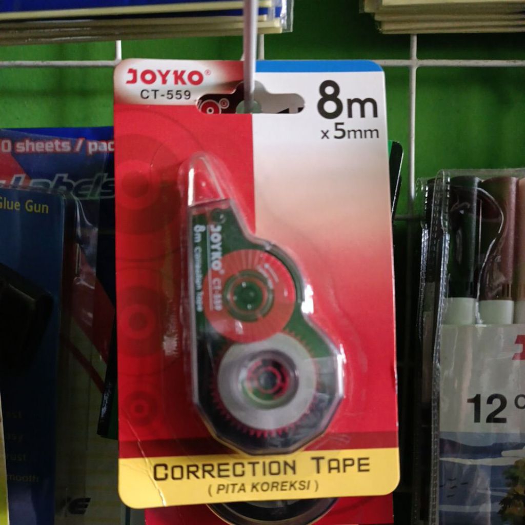 

CORRECTION TAPE / TIPEX TARIK / TIPEX TRONDON JOYKO CT-559 8M