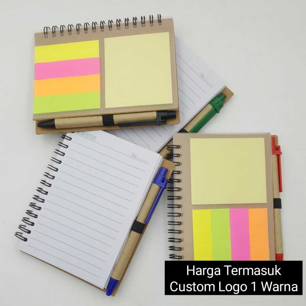 

Stick Note Memo Buku A02 - Harga Sudah Termasuk Custom Logo 1 Warna 1 Sisi