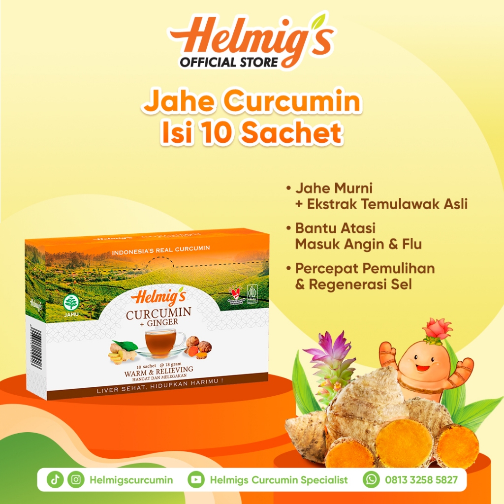 

Helmig's Curcumin Ginger 10 Sachet