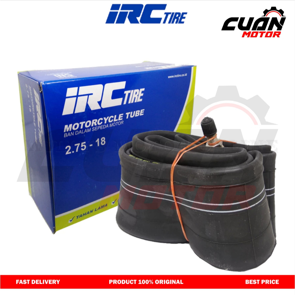 BAN DALAM 275-18 IRC ORIGINAL BAN DALAM MOTOR IRC