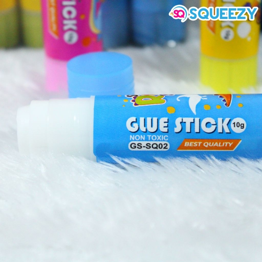 

Lem Stik Squeezy Fancy 10 gr GS SQ-02 1 Pak isi 24 Pcs