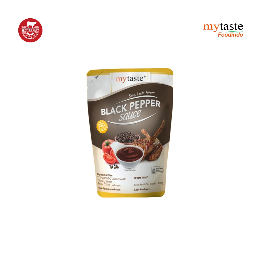 

My Taste Blackpepper Sauce 100gr, Halal