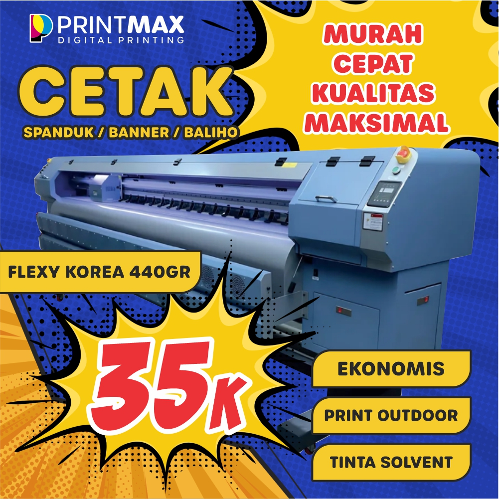 FLEXY KOREA -  Cetak Banner Bahan Tebal / Cetak Flexy Korea / Cetak Banner / Cetak Spanduk Tebal / C