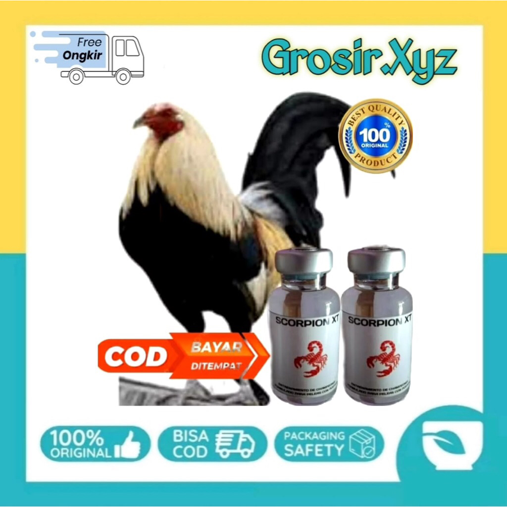 Grosir Xyz - Doping Ayam Scorpion xt Import Ayam Aduan Sabung Taji Philipin Injeksi Ayam Aduan Terba