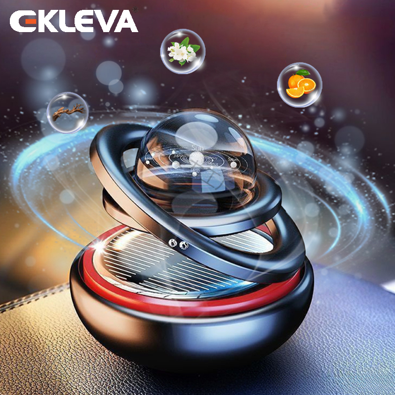 EKLEVA Diffuser Aromaterapi Mobil Air Purifier Solar Power Dekorasi Interior Kreatif
