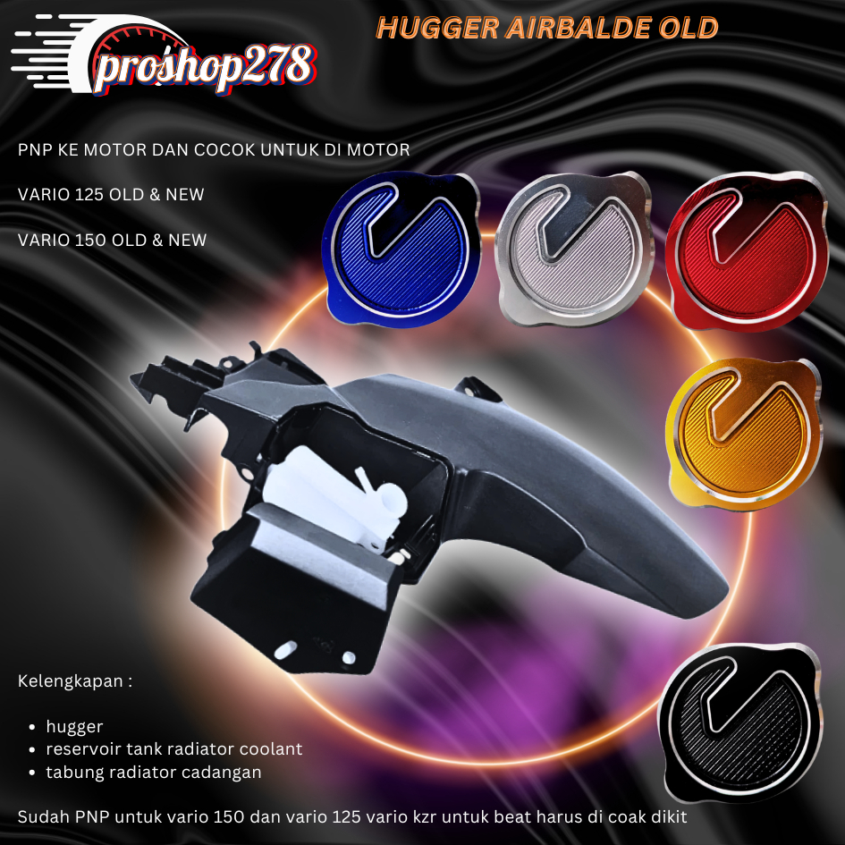 SPAKBOR KOLONG HUGGER AIRBALDE VARIO LED NEW VARIO KZR VARIO LED OLD PCX 125 CBU PCX 150 LOKAL