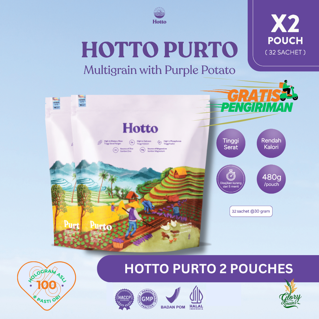

HOTTO PURTO 2 POUCHES ORIGINAL