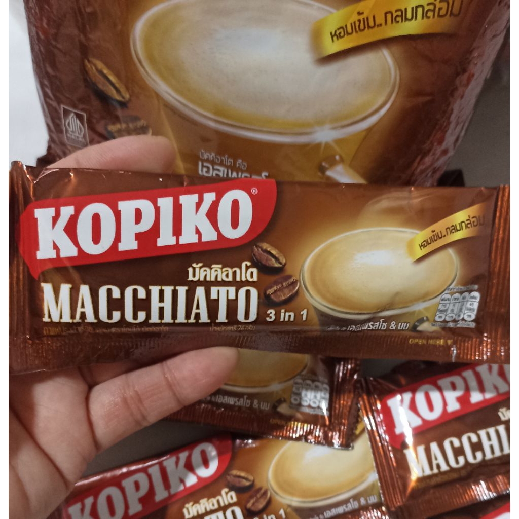 

Kopiko Macchiato Original Thailand (HARGA 1 SACHET).
