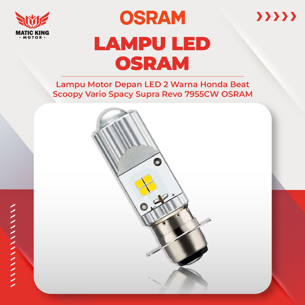 Bohlam Lampu Depan LED Motor Honda Vario Beat Scoopy Spacy Supra Revo Blade Karisma Grand Legenda Gl