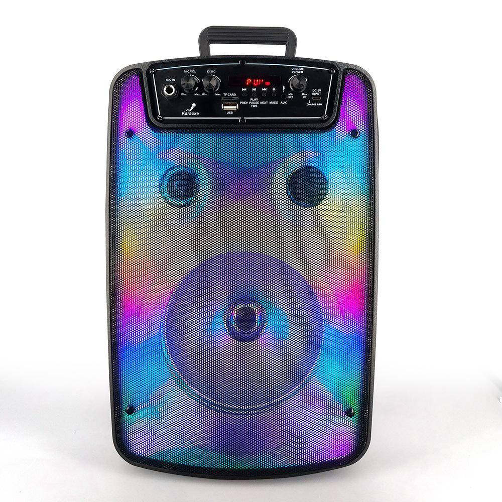 Speaker Bluetooth Portable MKC 818 8.8 Inch Free Micropone / Speaker Bluetooth, FULL BASS