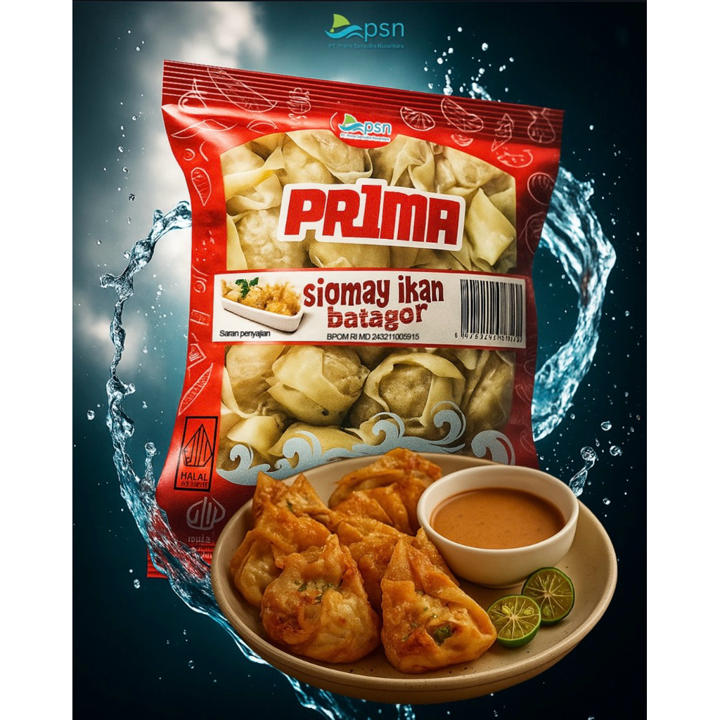 

PSN Prima Siomay Ikan Batagor 250 gr isi 10 + Sambal Kacang