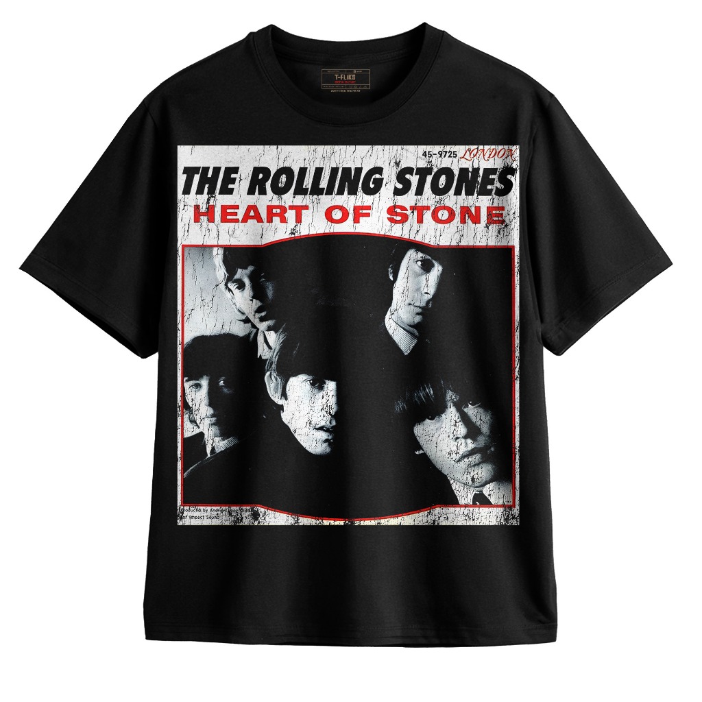 [HOT] THE ROLLING STONES HEART OF STONES KAOS BAND TSHIRT OVERSIZE UNISEX HITAM - TFLIKS