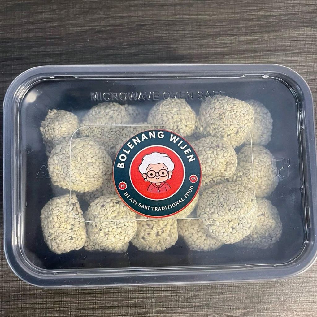 

Bolenang Wijen Majalaya 500 gr ketan putih, Kelapa parut, Gula Merah
