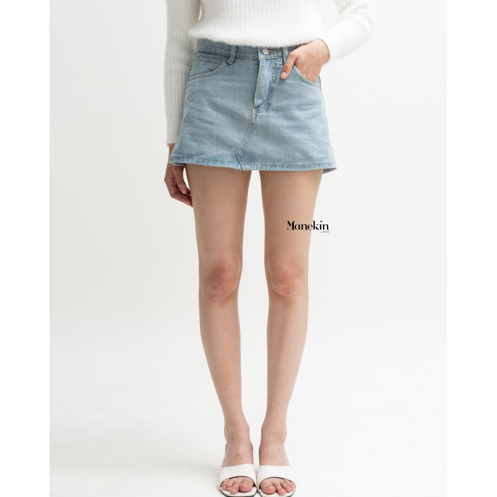 MANEKIN - Roman Skort Jeans / Skort / Short Pants / Skort Jeans / Celana