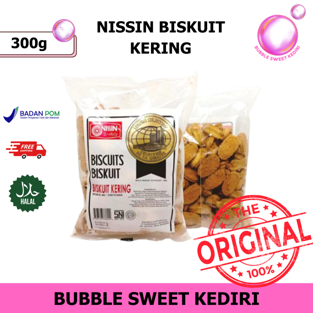 

GROSIR Nissin Biskuit Kering 300g